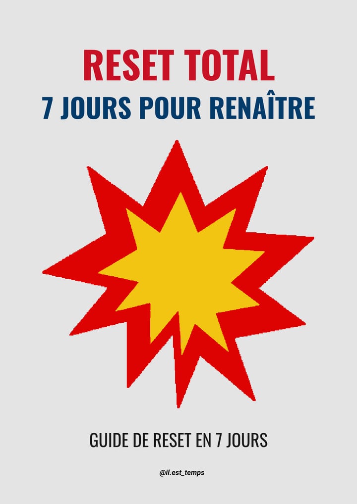 Couverture du guide Reset Total : 7 jours pour renaître